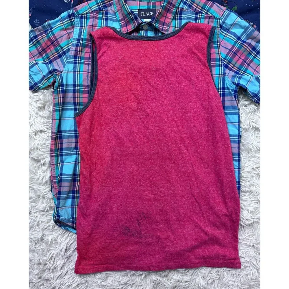 3 piece boys summer top bundle size 12-14 by Cat & Jack, The Children’s Place &